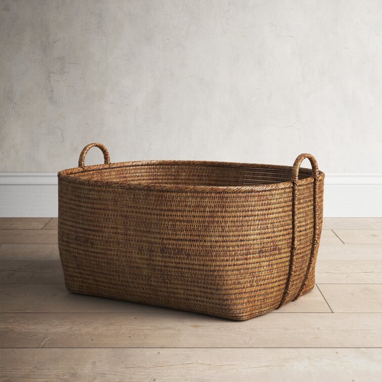 Large rectangular discount basket for blankets